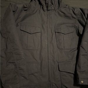 Uniqlo Men's Black Heavy Duty Jacket